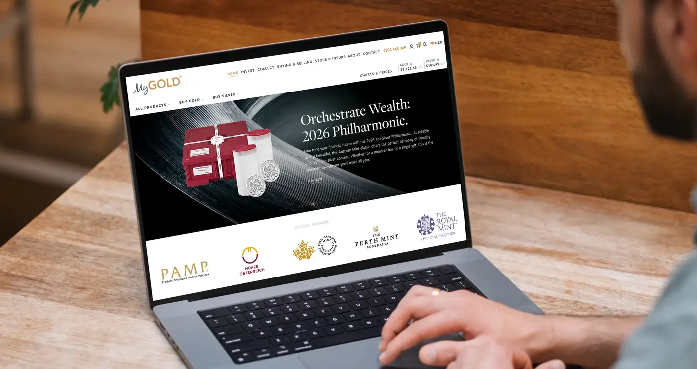 MyGold — precious metals trading platform built by Flipmind